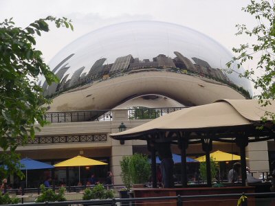 Chicago mirror sculpture 2