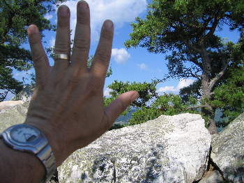 Me at the summit of Monument Mountain