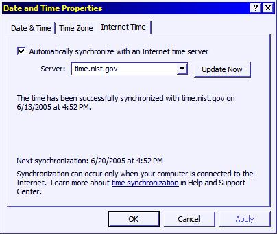 Wrong time - image capture on June 9, 2005